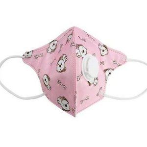 KIDS FACE MASK - Pink Puppy Mask
